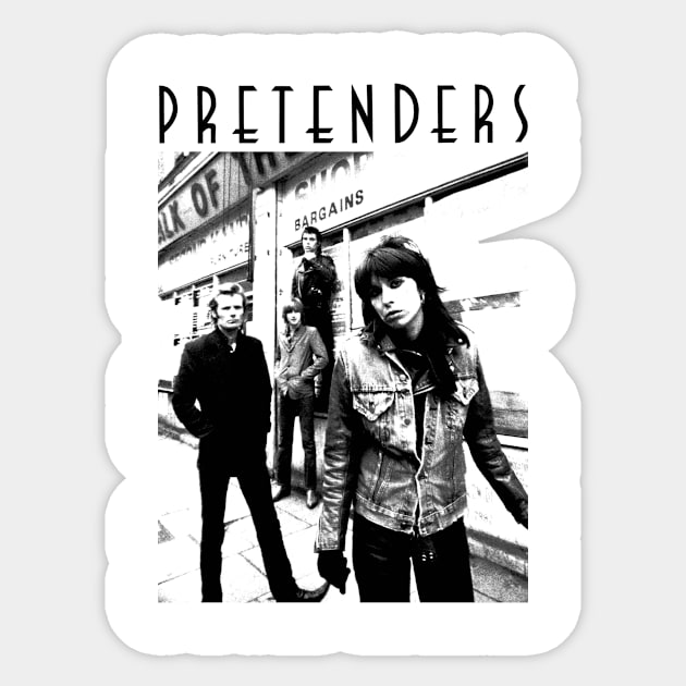 All Pretenders Sticker by meantibrann